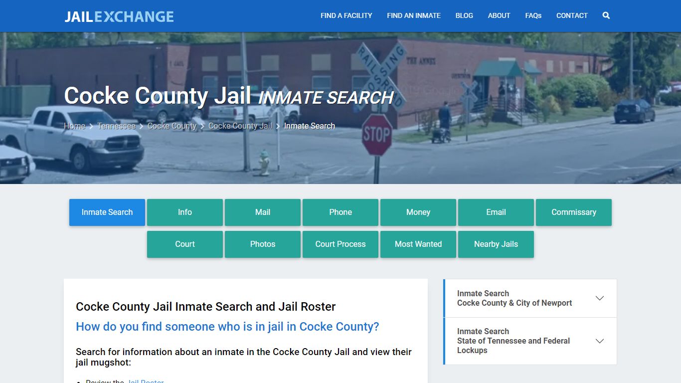 Inmate Search: Roster & Mugshots - Cocke County Jail, TN